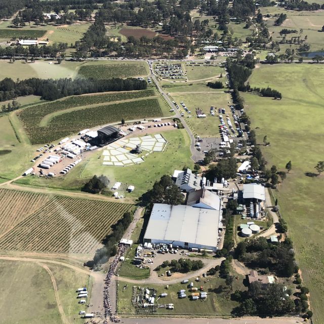 6 Minute Helicopter Scenic Flight Hunter Valley - Meeting at Cessnock Information Centre and Finding the Runway Signs