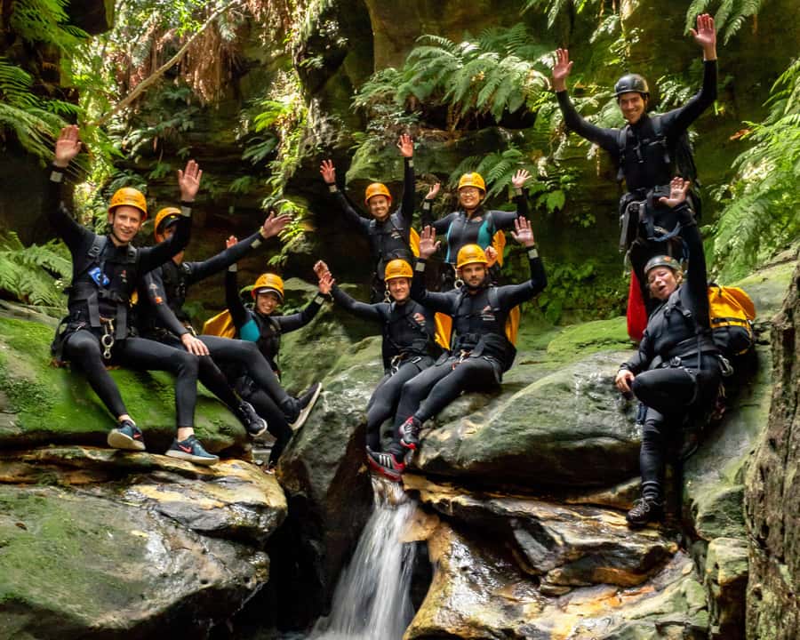 Blue Mountains: Abseiling and Canyoning Experience - Lunch first, then a 20-minute forest walk into the canyon