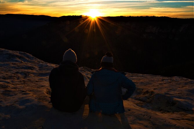 Blue Mountains Day, Sunset Tour & Glow Worms Night Adventure - Into the caves after dark: headlight on, glow worms active