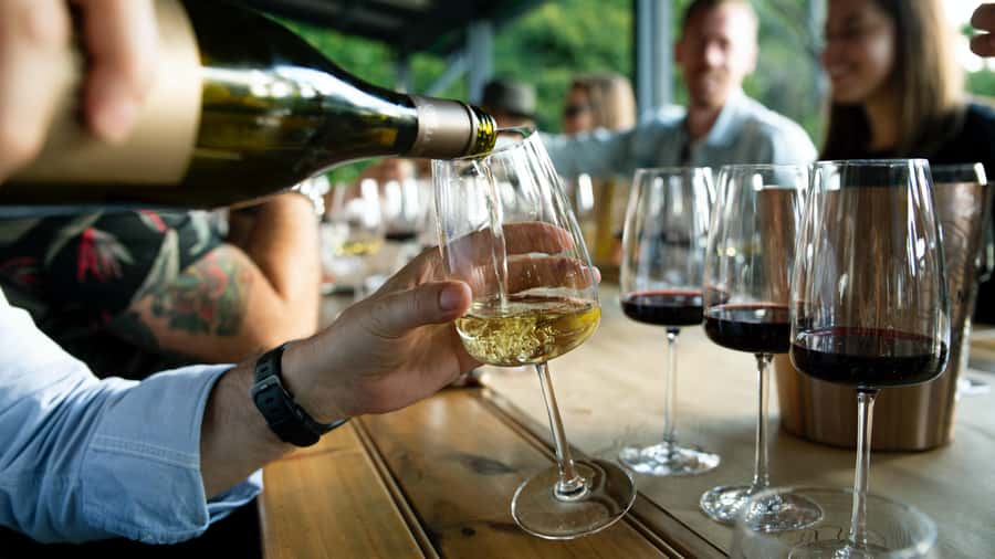 From Sydney: Full-Day Hunter Valley Tour w/ Tastings & Lunch - The tasting rhythm: three wineries, plus a behind-the-scenes winemaking tour
