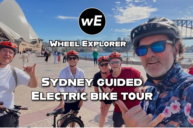Guided Electric Bike Tour of Sydney with Bluetooth helmets - Bluetooth helmets: how you stay with the group (and hear the stories)