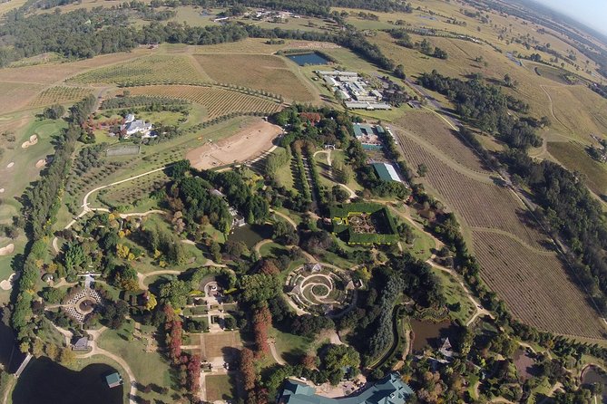Hunter Valley Broken Back Range Helicopter Flight from Cessnock - The route you will fly: wineries, then Broken Back Range and Mount View