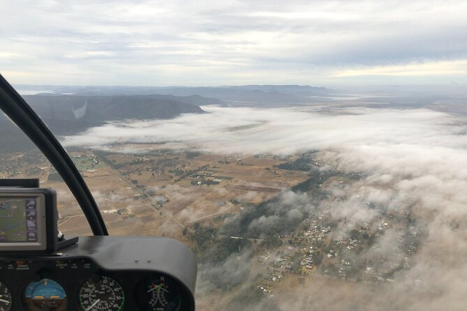 Hunter Valley Broken Back Range Helicopter Flight from Cessnock - Cessnock Aerodrome to your airborne views, fast and simple