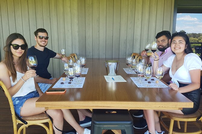 Hunter Valley Wine Tour + Lunch, Gin, Cheese, Choc from Newcastle - Lunch in the middle, relaxed and included with wine or beer