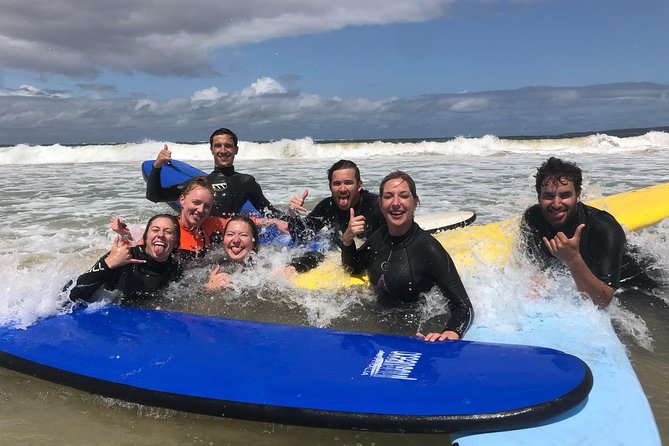 Learn to Surf Day Trip - Sydney - The 4WD dunes and uncrowded beach setup you will actually feel