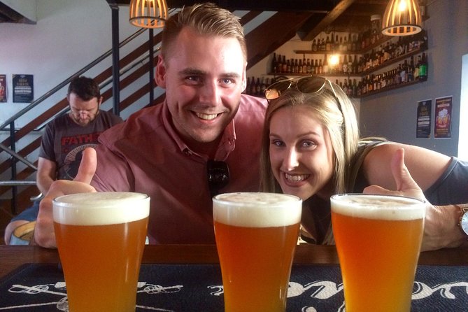 Marrickville Brewery Tour - Stop 2 at Sauce Brewing Co: hearing the technical side while you taste