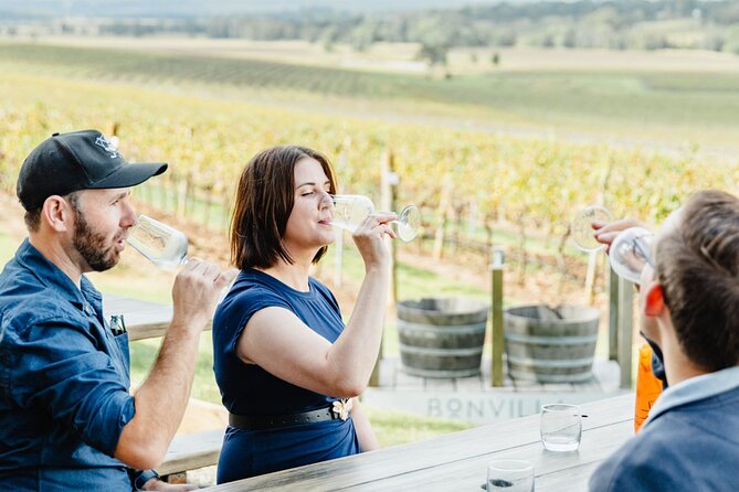 Newcastle: Private Hunter Valley Wine Tour - Stop 1: Hungerford Hill Wines for a wide menu style hour