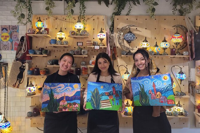 Paint and Sip Classes Sydney: Acrylic Art, Canvas & Wine - The instructor factor: clear steps and patience (including Irem)