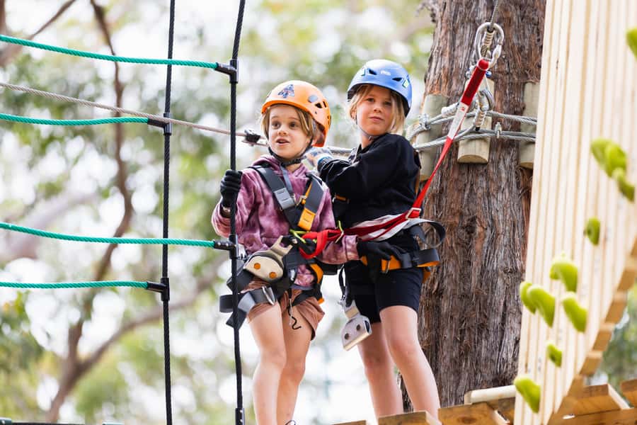 Pennant Hills: Junior Tree Ropes Course - The 150 minutes: what your time at the park actually looks like