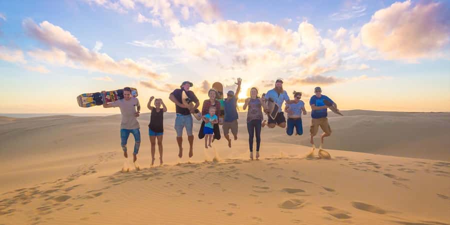 Port Stephens: Dolphin, Lunch, Koalas&Sandboarding -Mandarin - Anna Bay sandboarding and 4WD: the action part you remember