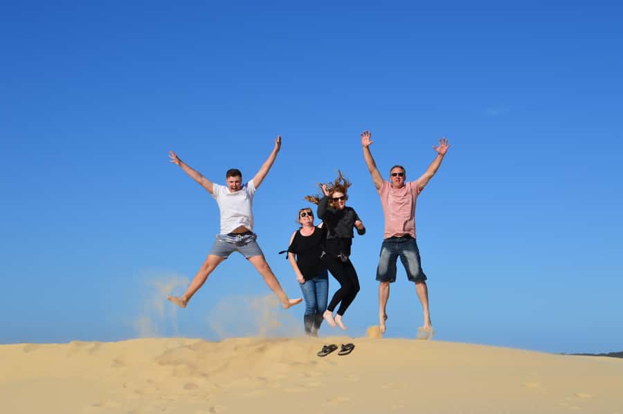 Port Stephens: Stockton Sand Dunes 4WD Tag-Along Tour - Starting at Anna Bay SPAR: how the 3-hour flow works