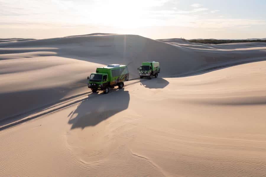 Port Stephens: Unlimited Sandboarding & 4WD Sand Dune Tour - Stockton Beach sandboarding and 4WD, in plain terms