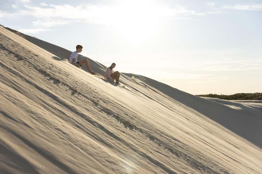 Port Stephens: Unlimited Sandboarding & 4WD Sand Dune Tour - The 4WD ride inside the dunes is part of the payoff
