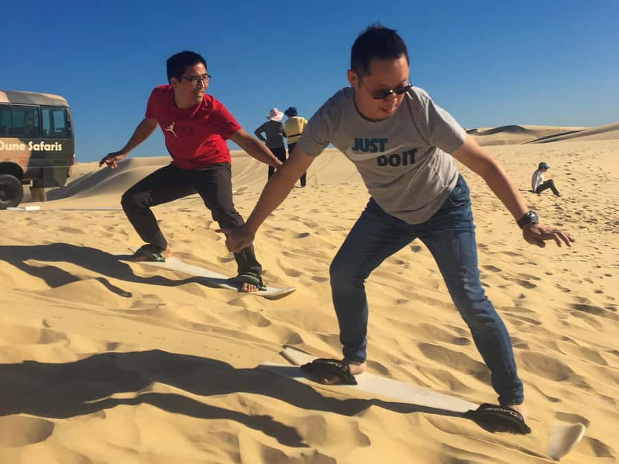 Port Stephens: Unlimited Sandboarding with 4WD Dune Transfer - Port Stephens Sandboarding, with the transfer that actually feels like part of the ride