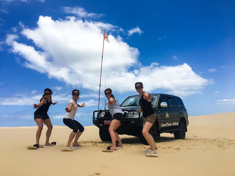Port Stephens: Unlimited Sandboarding with 4WD Dune Transfer - What happens at the dunes, from safety briefing to your first run