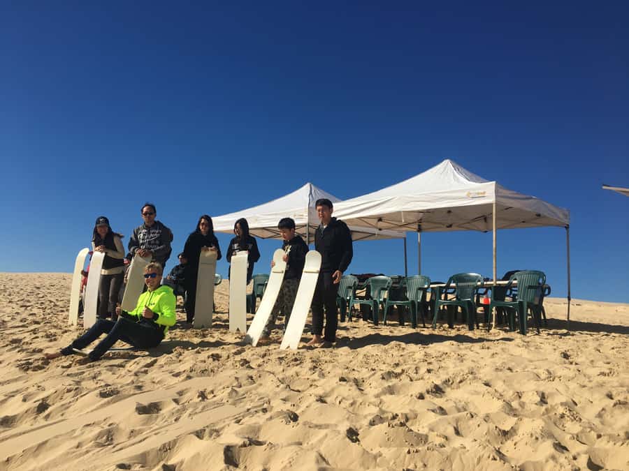 Port Stephens: Unlimited Sandboarding with 4WD Dune Transfer - The 4WD dune transfer views you get on both ends