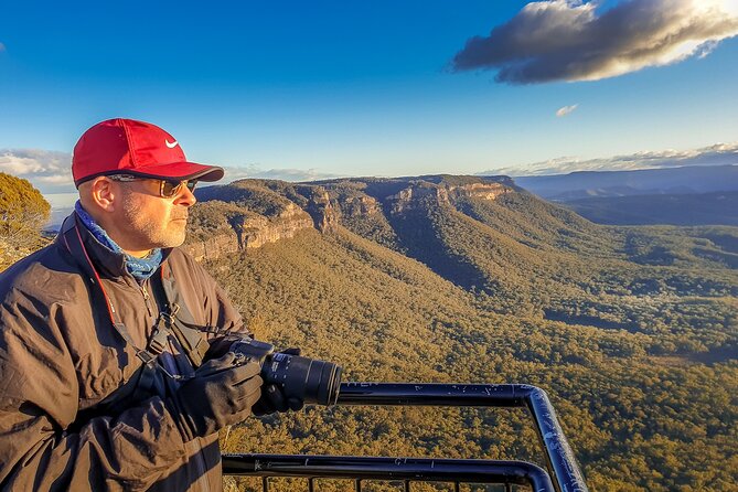 PRIVATE Blue Mountains Wilderness & Wildlife Late Start Tour - Megalong Valley: a quick viewpoint with big payoff