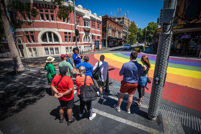 Private Drag Queen Walking Tour through Sydney's LGBT District - Sydney Rainbow Crossing photos, gelato, and an included drink