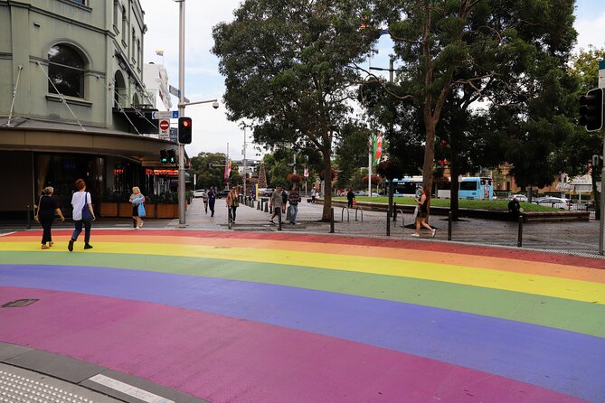 Private Drag Queen Walking Tour through Sydney's LGBT District - Hyde Park start to an iconic Aussie men’s shop