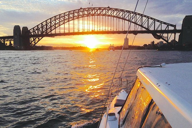 Private Sunset Cruise on Sydney Harbour for up to Four Guests - Food, Drinks, and Value for a $681 Per-Group Sunset