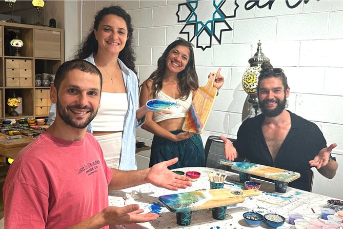 Resin Art Classes Sydney: Cheeseboards & Coasters - Small Group Crafting: Why a Max of 10 People Changes the Experience