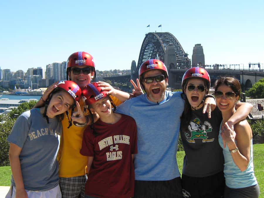 Scenic Sydney Harbour Bridge Bicycle Ride - Riding the bridge from The Rocks: the moment you remember