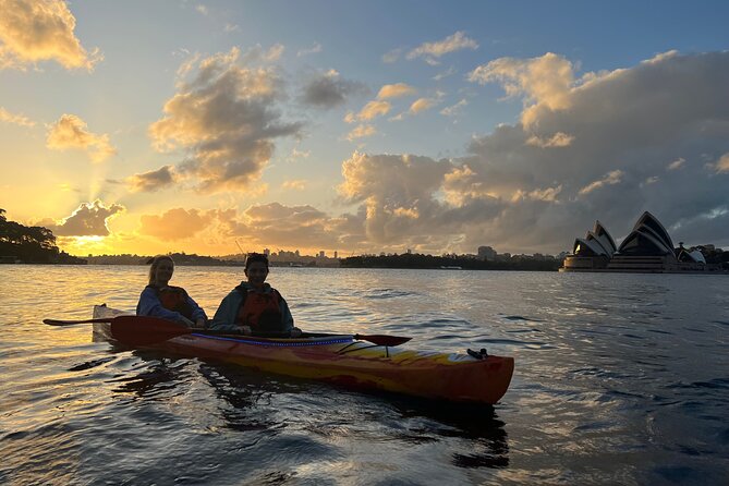 Sunrise Paddle Session on Syndey Harbour (single kayak) - Harbour Bridge at sunrise: the light, the angles, the thrill