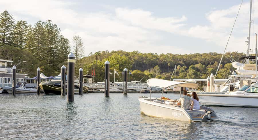 Sydney: Electric Boat Rental from The Spit, Mosman - The Middle Harbour Route: West of The Spit Bridge to Castle Cove