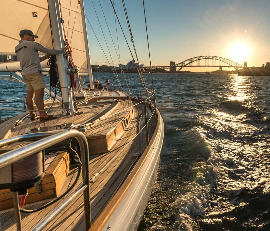 Sydney: Exclusive Sydney Harbour Cruise on a Classic Yacht - Rolling out the sails and enjoying a gentle harbour loop
