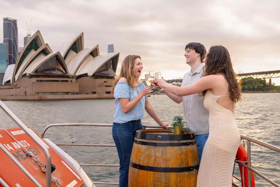 Sydney: Golden Glow Sunset Harbour Cruise with 1 Drink - Food and Drink: Grazing Platter Plus a Real Licensed Bar