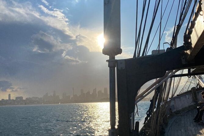 Sydney Harbour Tall Ship Twilight Dinner Cruise - Tall ship sailing: sails, stories, and the mast climb option