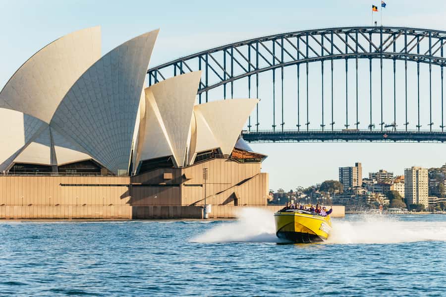 Sydney Harbour: Thunder Thrill Jet Boat Ride - What You Actually See: Opera House, Harbour Bridge, and Harbour Islands