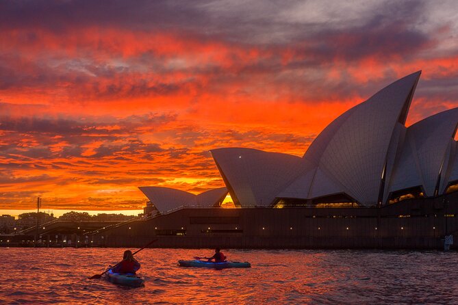 Sydney LED Lit Kayak Tour of the Opera House and Bridge - Stop 2: Sydney Harbour Bridge views and photo-ready angles