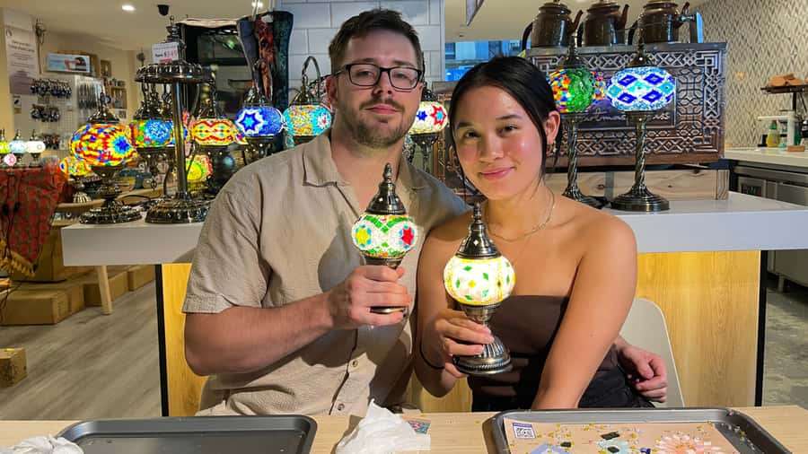 Sydney: Mosaic Art Classes - Turkish Lamp Workshop - Turkish Lamp Workshop in Sydney: a small project with big satisfaction