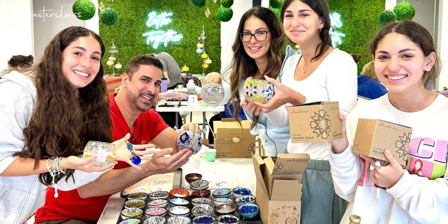 Sydney: Mosaic Art Classes - Turkish Lamp Workshop - Picking colors and patterns without overthinking