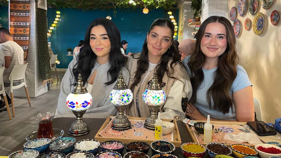 Sydney: Mosaic Art Classes - Turkish Lamp Workshop - Price and value: $63 for a guided lamp plus supplies
