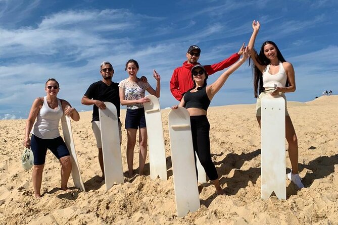 Sydney: Port Stephens Sandboarding, Dunes & Dolphin Cruise option - Guide quality can make or break the day