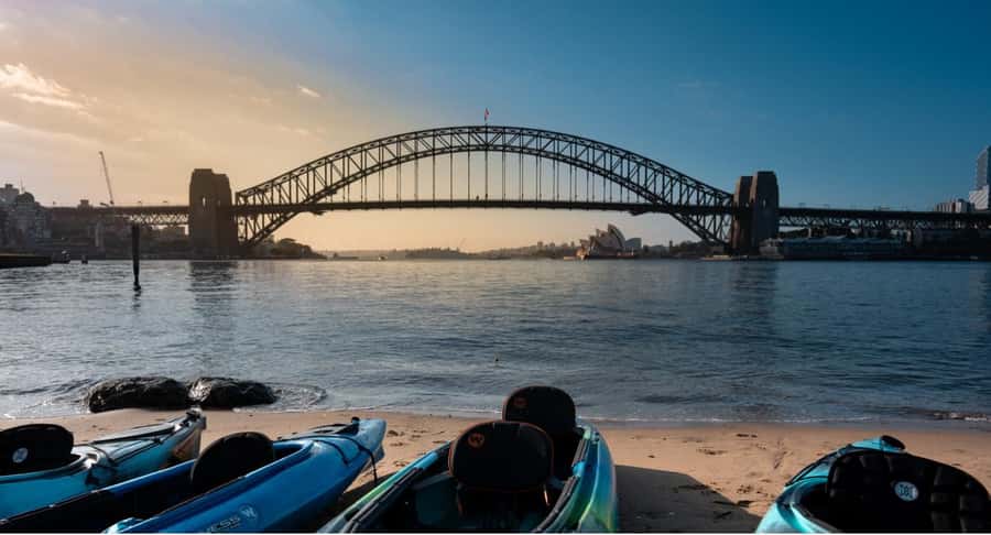 Sydney Sunrise Kayak Tour on Sydney Harbour - Paddling Under the Sydney Harbour Bridge (and Watching the Light Change)