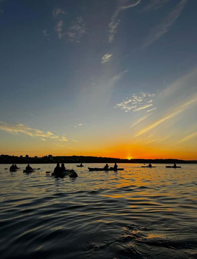 Sydney: Sunset Kayak Tour with Opera House Views - Blues Point Reserve to Harbour Bridge: setting the tone early