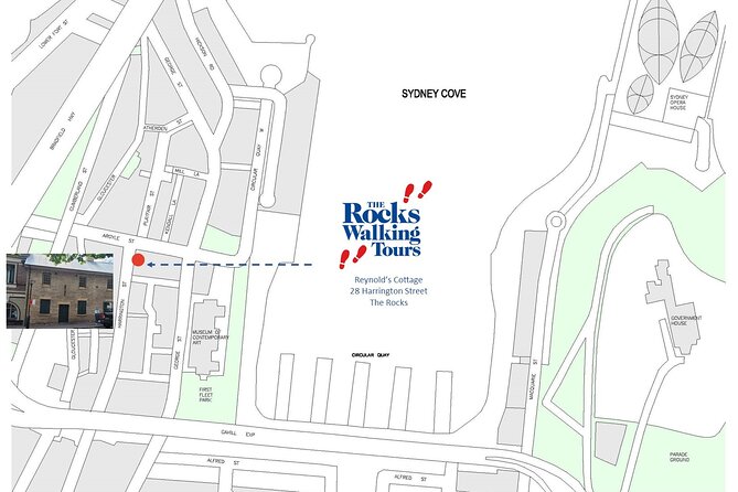 Sydney The Rocks Guided Walking Tour - Starting at 28 Harrington St: the easy way to begin