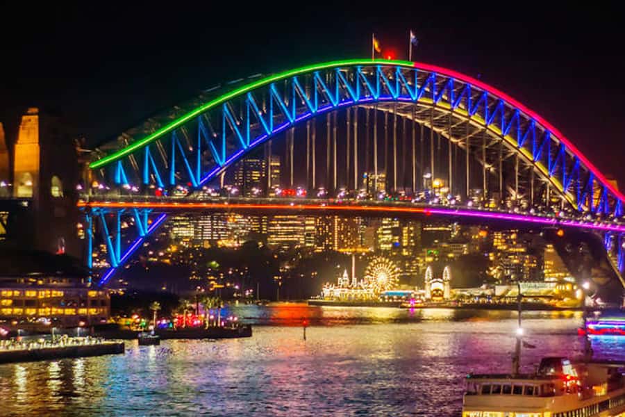 Sydney: Vivid Harbour Cruise with Canapes - Boarding a Small Boat: What the Experience Feels Like