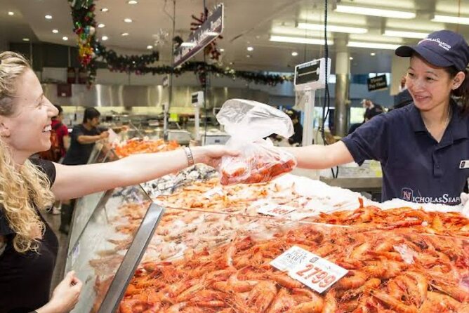 Taste of Sydney Tour (mini coach) - Sydney Fish Market: where the reverse auction story makes the seafood feel real