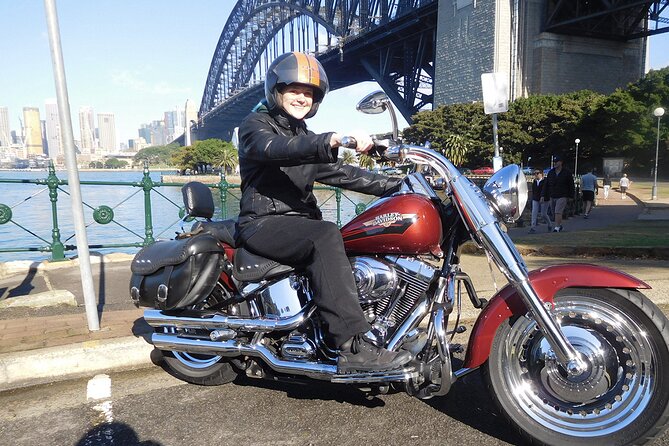 The 3 Bridges Harley Tour - see the main iconic bridges of Sydney on a Harley - ANZAC Bridge: the ride ends with meaning