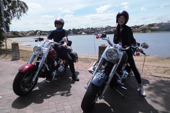 The 3 Bridges Harley Tour - see the main iconic bridges of Sydney on a Harley - The Kirribilli photo stop at Jeffrey Street Wharf