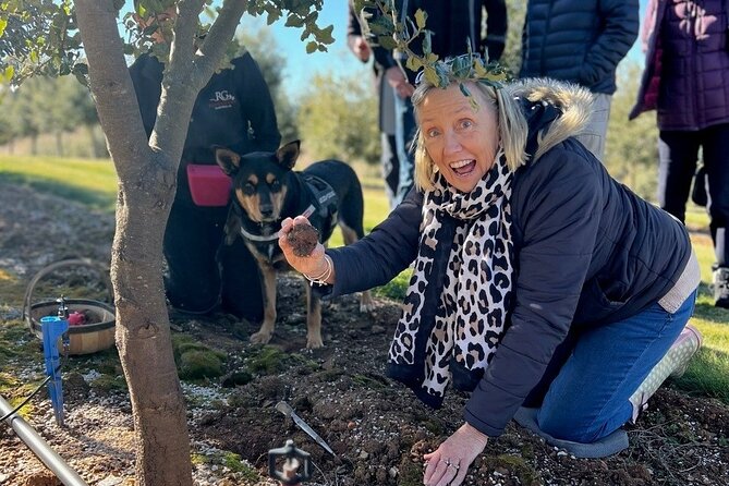 Truffle Hunt and Taste Experience in Oberon, NSW Australia - Following Sarge and the dogs through the trees