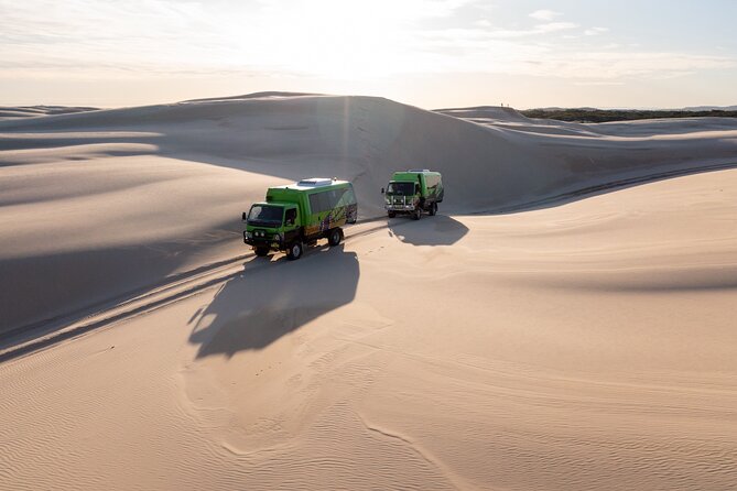 Unlimited Sandboarding - 4WD transfers to Worimi National Park dunes: the practical advantage
