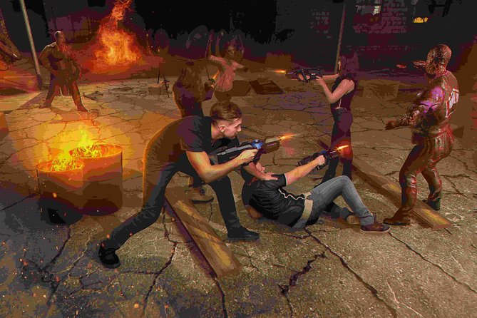 Virtual Reality Zombie Shooting Game - VR Kingdom check-in at Mandarin Centre, Chatswood