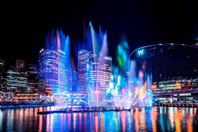 Vivid 90-Minute Sydney Harbour Intimate Catamaran Cruise with Canapes - Gardens to Luna Park: when the harbour slows down and the angle improves