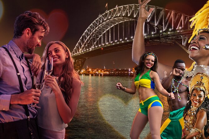 Vivid 90-Minute Sydney Harbour Intimate Catamaran Cruise with Canapes - Darling Harbour and Barangaroo: getting 3D projection angles from the water