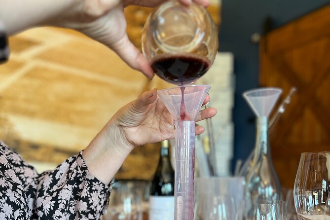 Winemaking Class at McCaffrey's Estate - What you do during the blending class (the real learning)